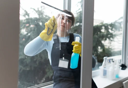 Nettoyage de vitres intérieures et extérieures à Genté